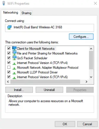 Arreglar el WiFi mantiene desconectado a Windows 10 3