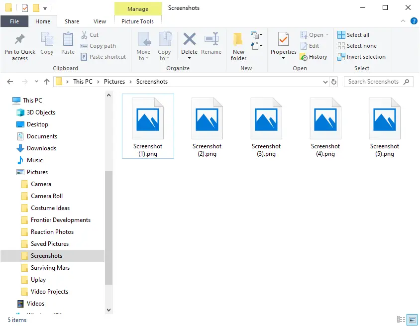 Cómo hacer capturas de pantalla automáticas en Windows 10 4