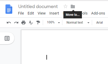 Cómo crear una carpeta en Google Docs 1