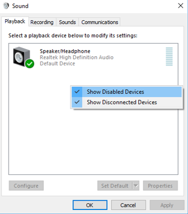 Cómo arreglar los auriculares que no funcionan en Windows 10 2