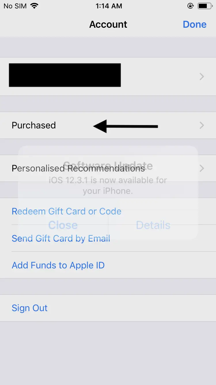 Cómo encontrar aplicaciones compradas en el iPhone 2
