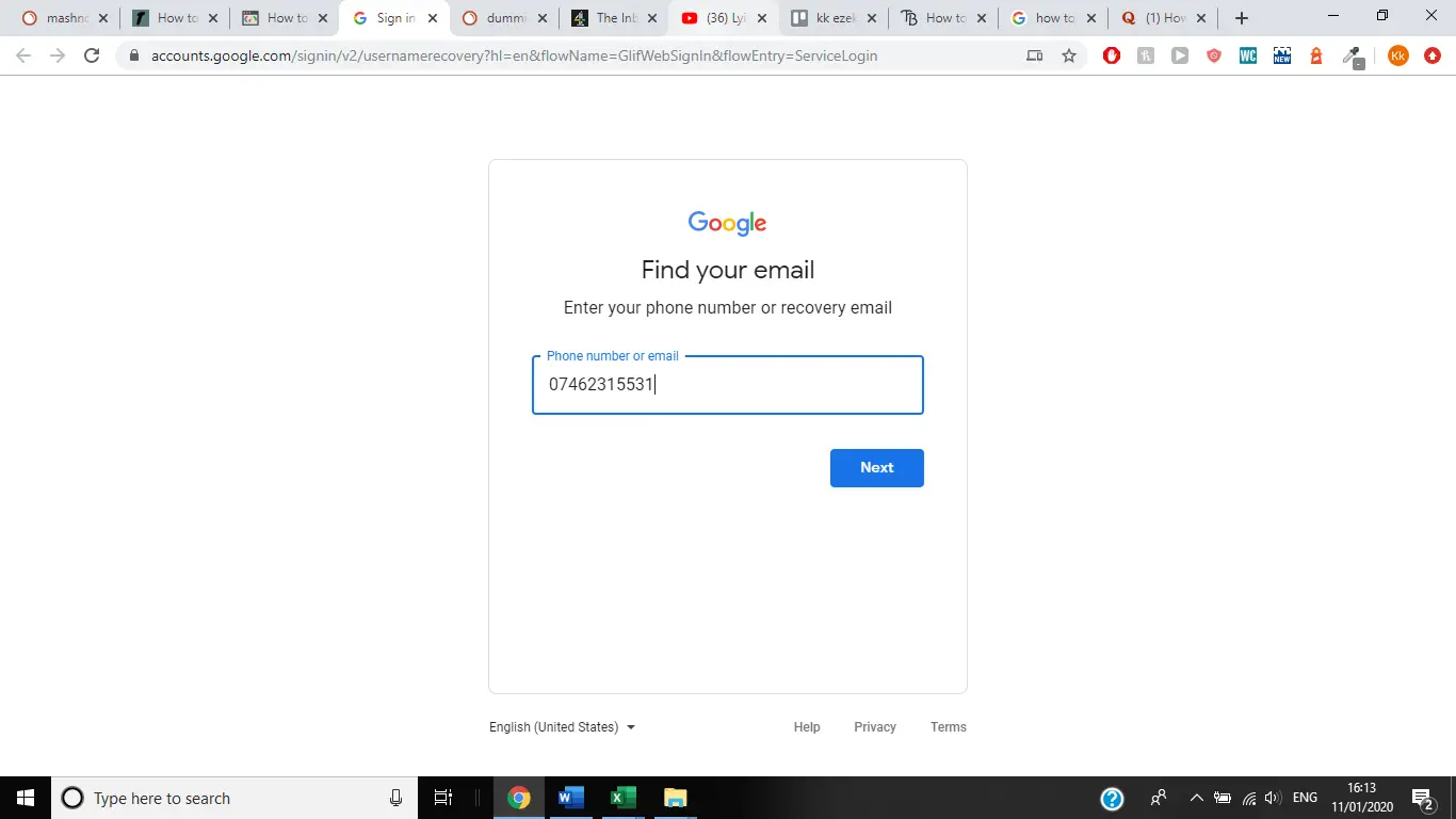Cómo encontrar cuentas de Gmail asociadas a un nombre 1