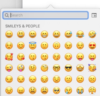 Cómo teclear emojis en el Mac 2