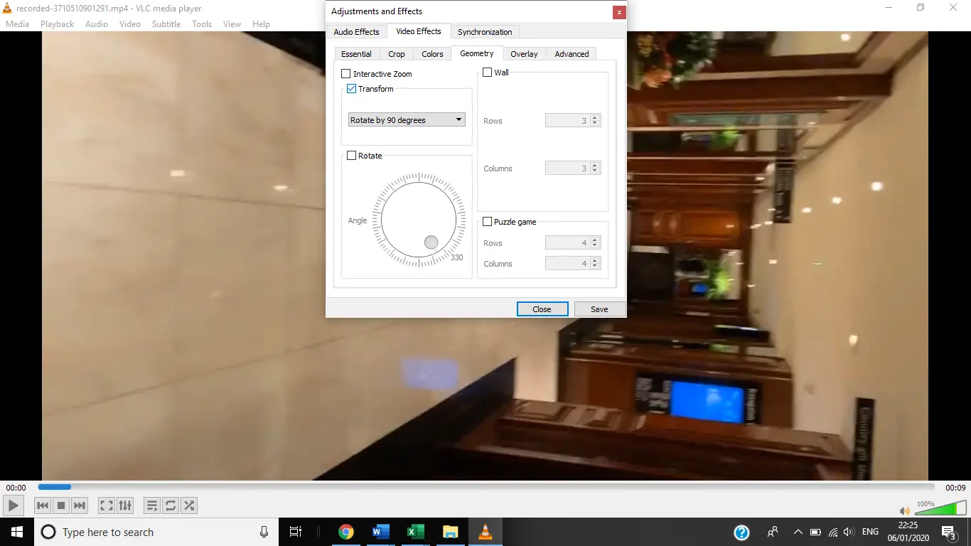 Cómo girar los vídeos en el Reproductor de Windows Media 4
