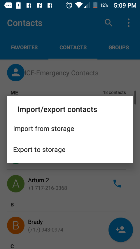 Cómo importar contactos de Google a Android 2