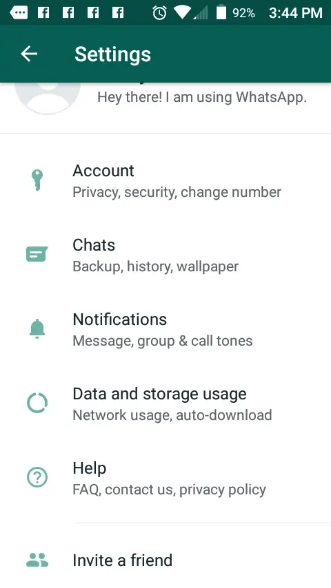 Cómo guardar el historial de chat de WhatsApp 2