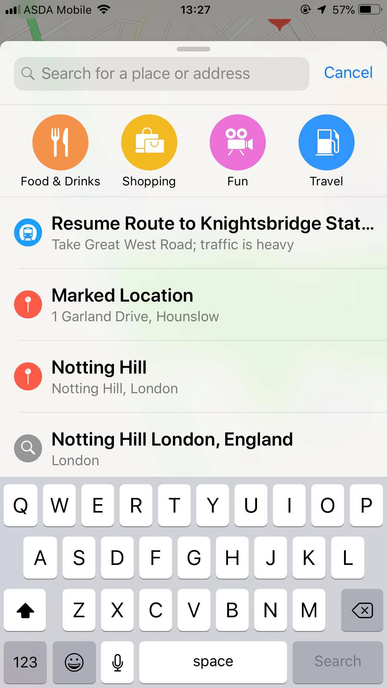 Cómo añadir varias paradas en Apple Maps 1