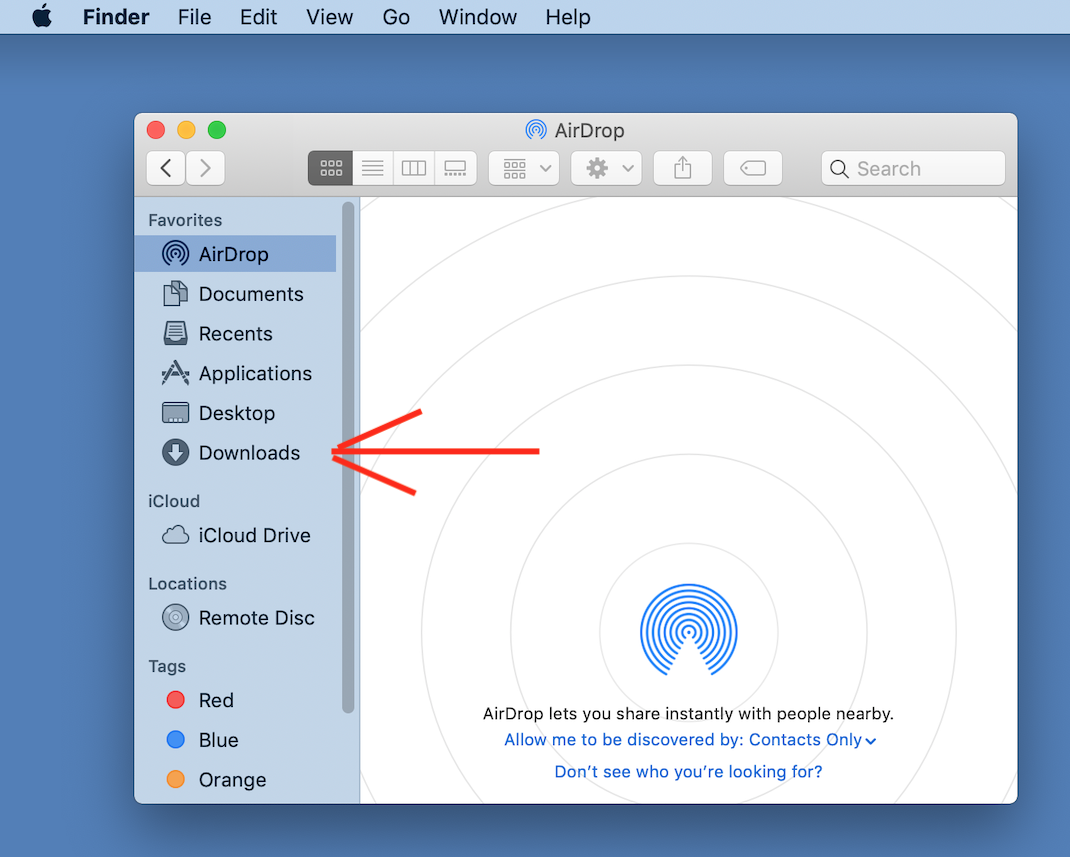 Cómo acceder a la carpeta de descargas en Mac 3