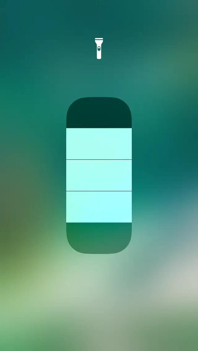 Cómo cambiar el brillo de la linterna en el iPhone 1