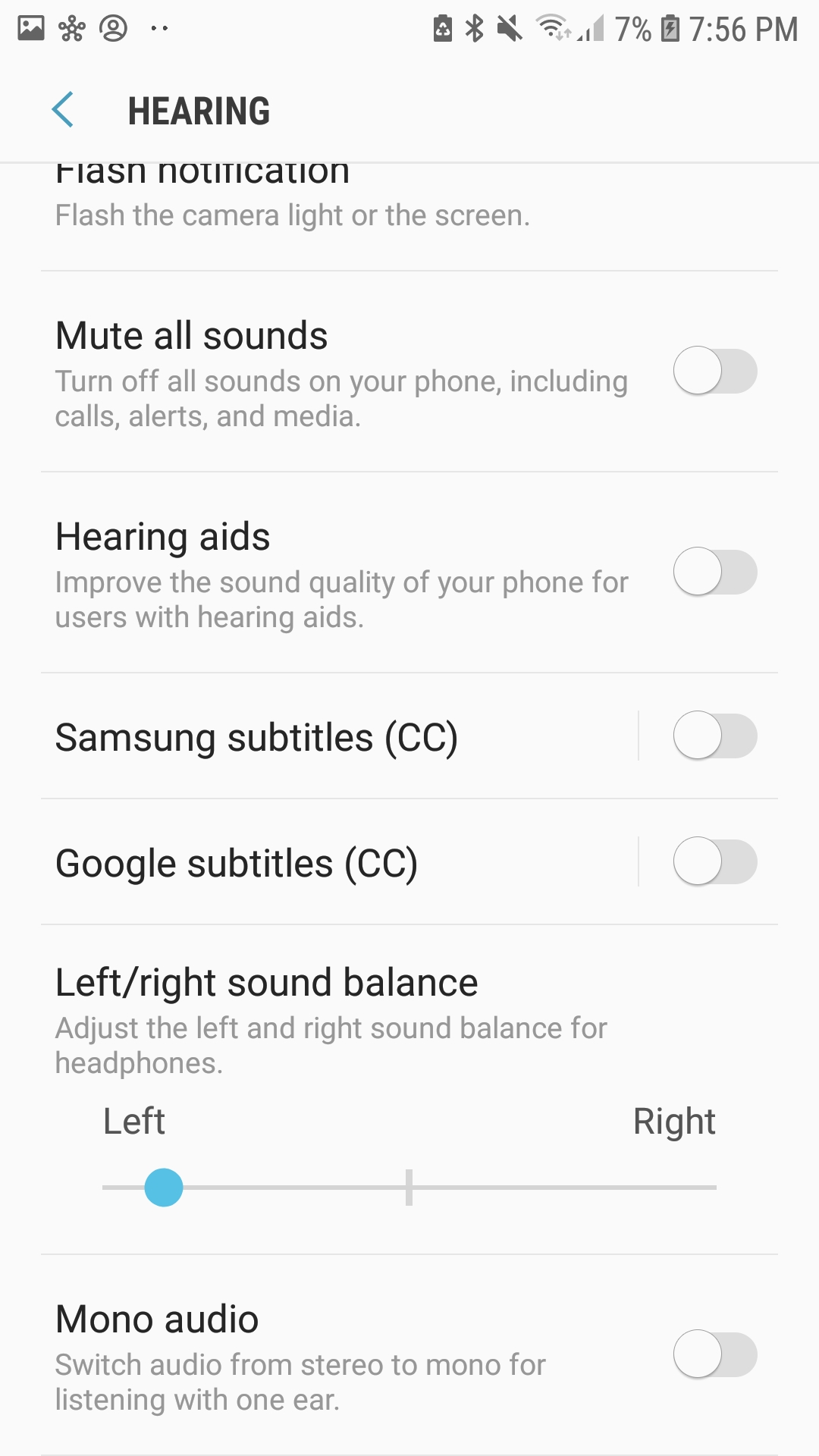 Cómo equilibrar el audio en Android 3