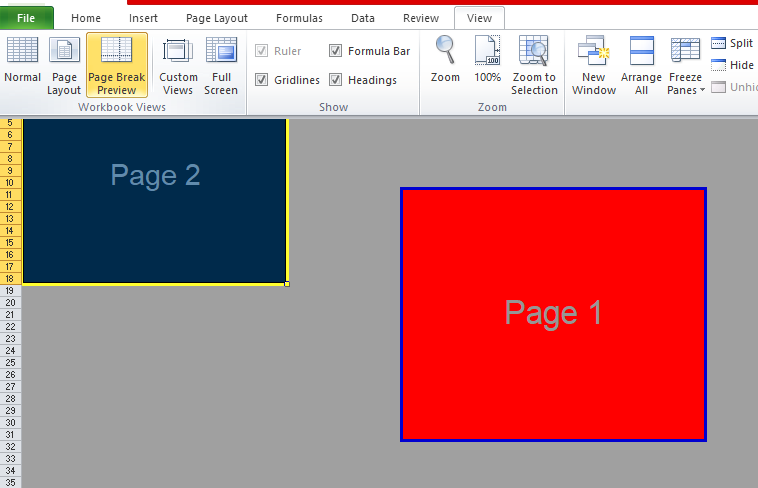 Cómo configurar el área de impresión en Excel 5