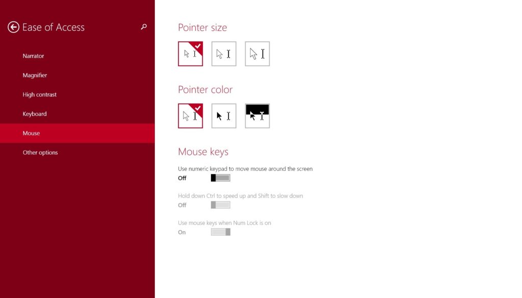Cómo cambiar el color del puntero del ratón en Windows 10 3
