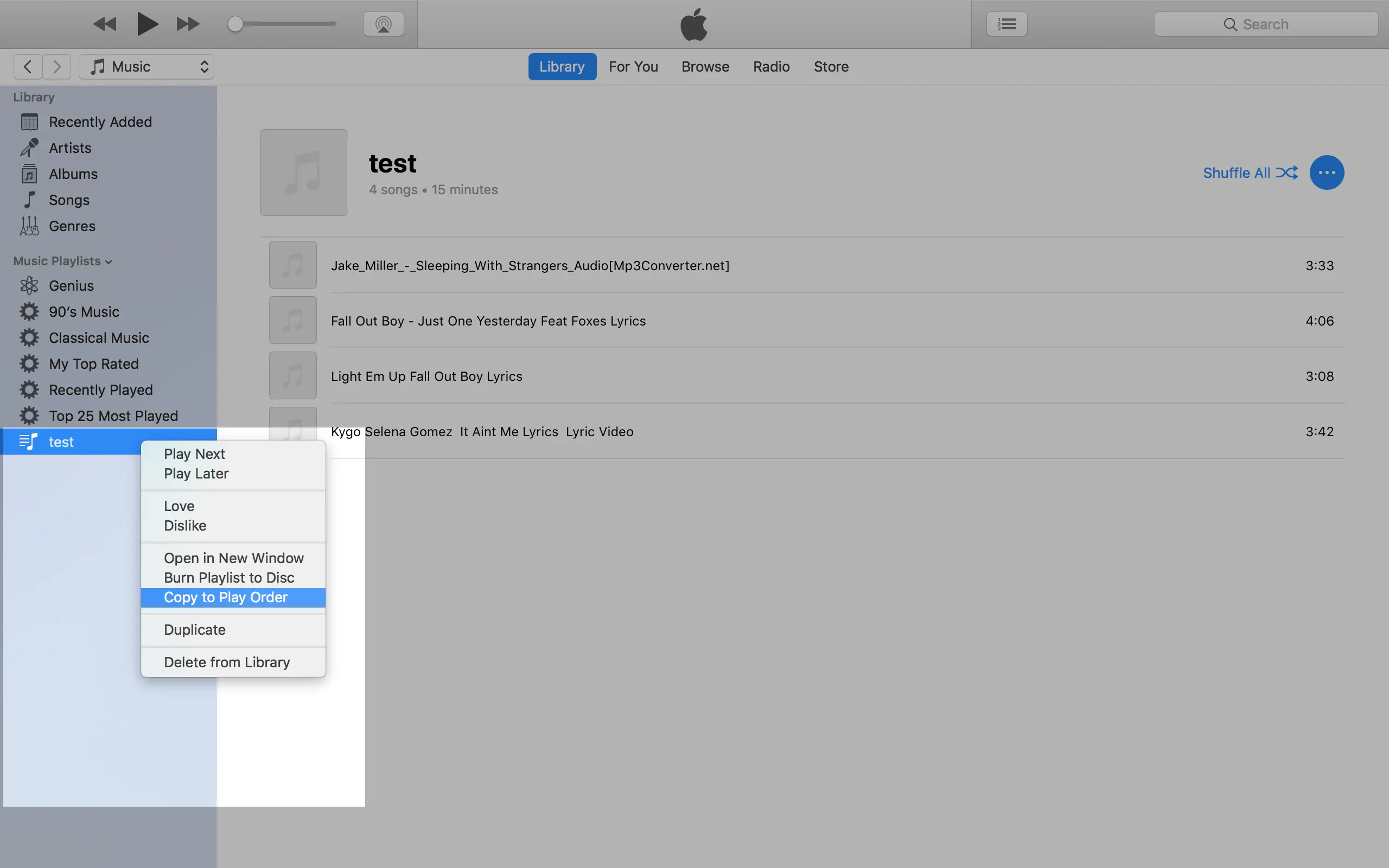 Cómo clasificar las canciones en Apple Music 4