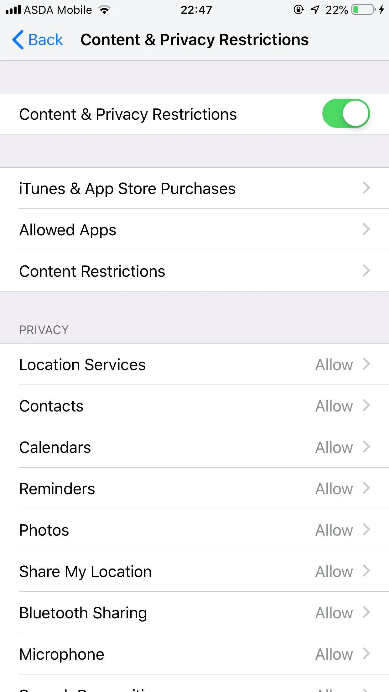 Cómo establecer y utilizar las restricciones en el iPhone 2