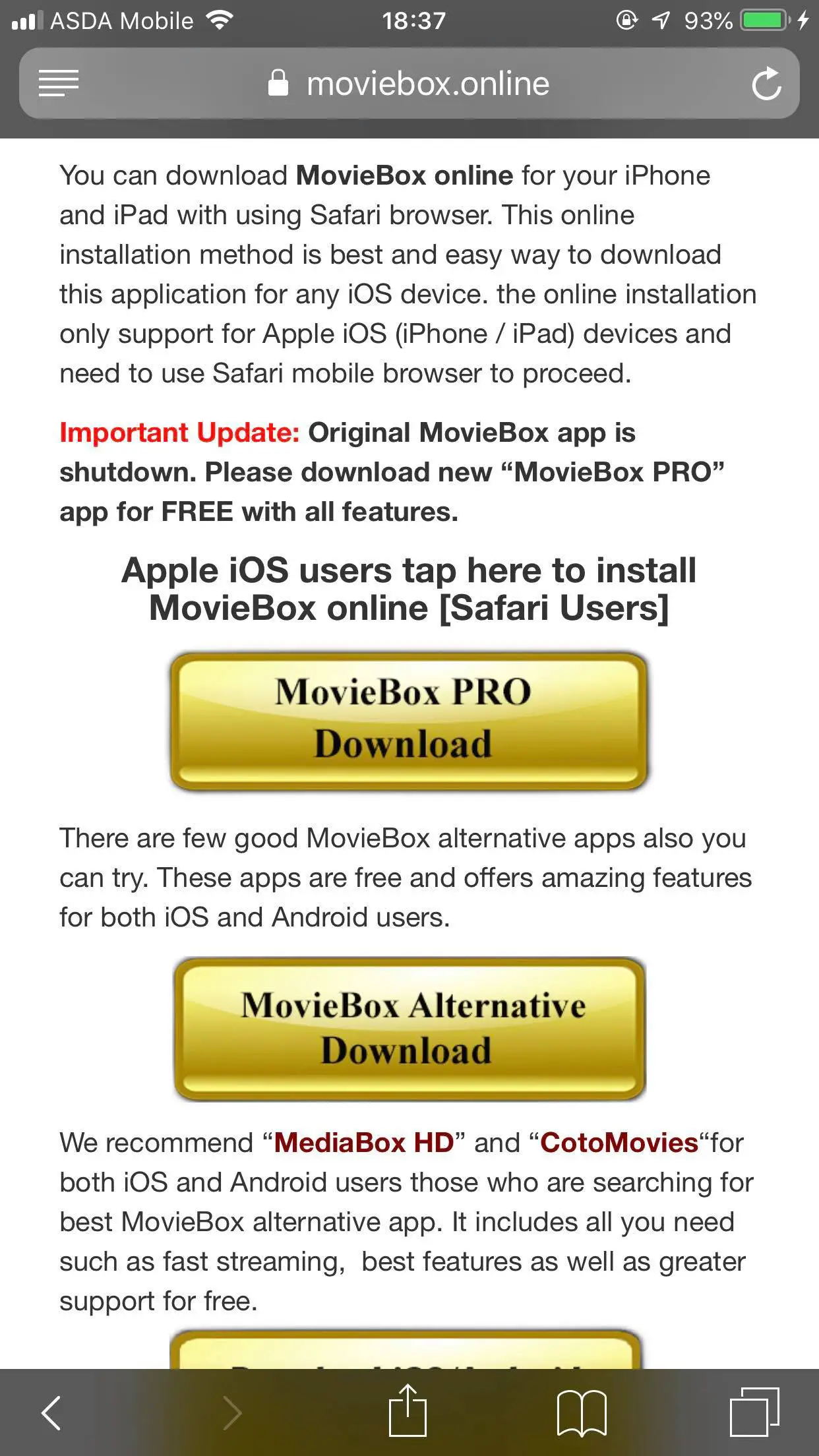 Cómo instalar Showbox en el iPhone 2