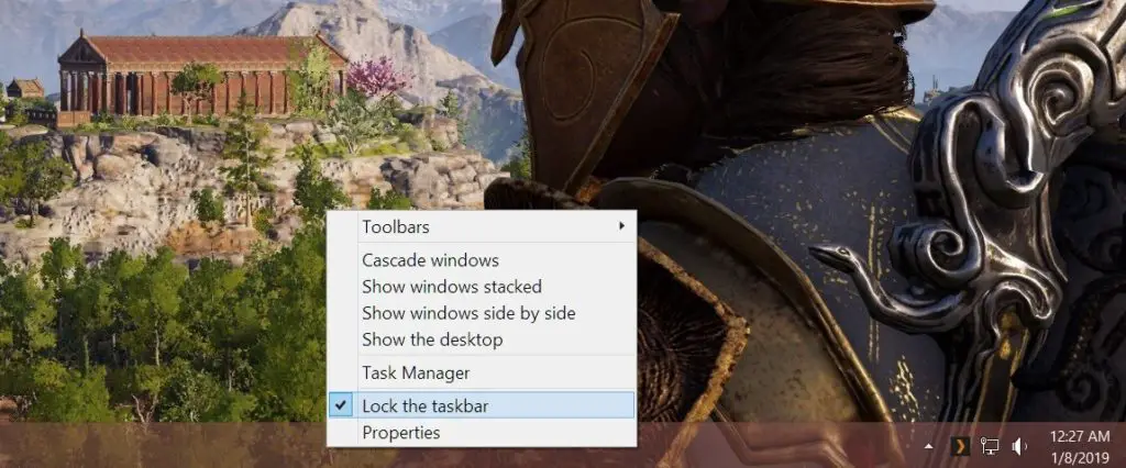 Cómo hacer que la barra de tareas sea más pequeña o más grande en Windows 10 1