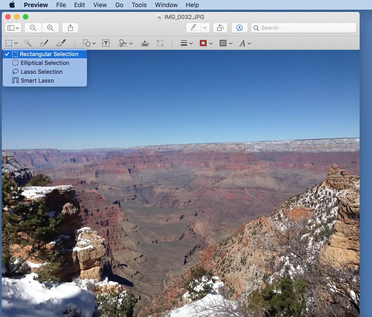Cómo recortar imágenes en el Mac 2