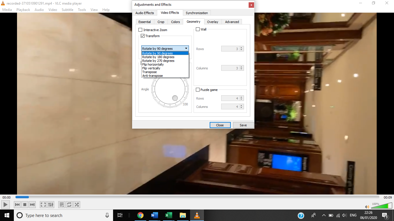 Cómo girar los vídeos en el Reproductor de Windows Media 5