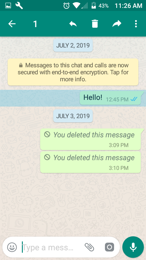 Cómo copiar y pegar en WhatsApp 2