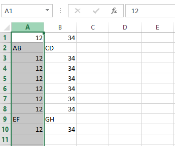 Cómo intercambiar columnas, filas y celdas en Excel 1
