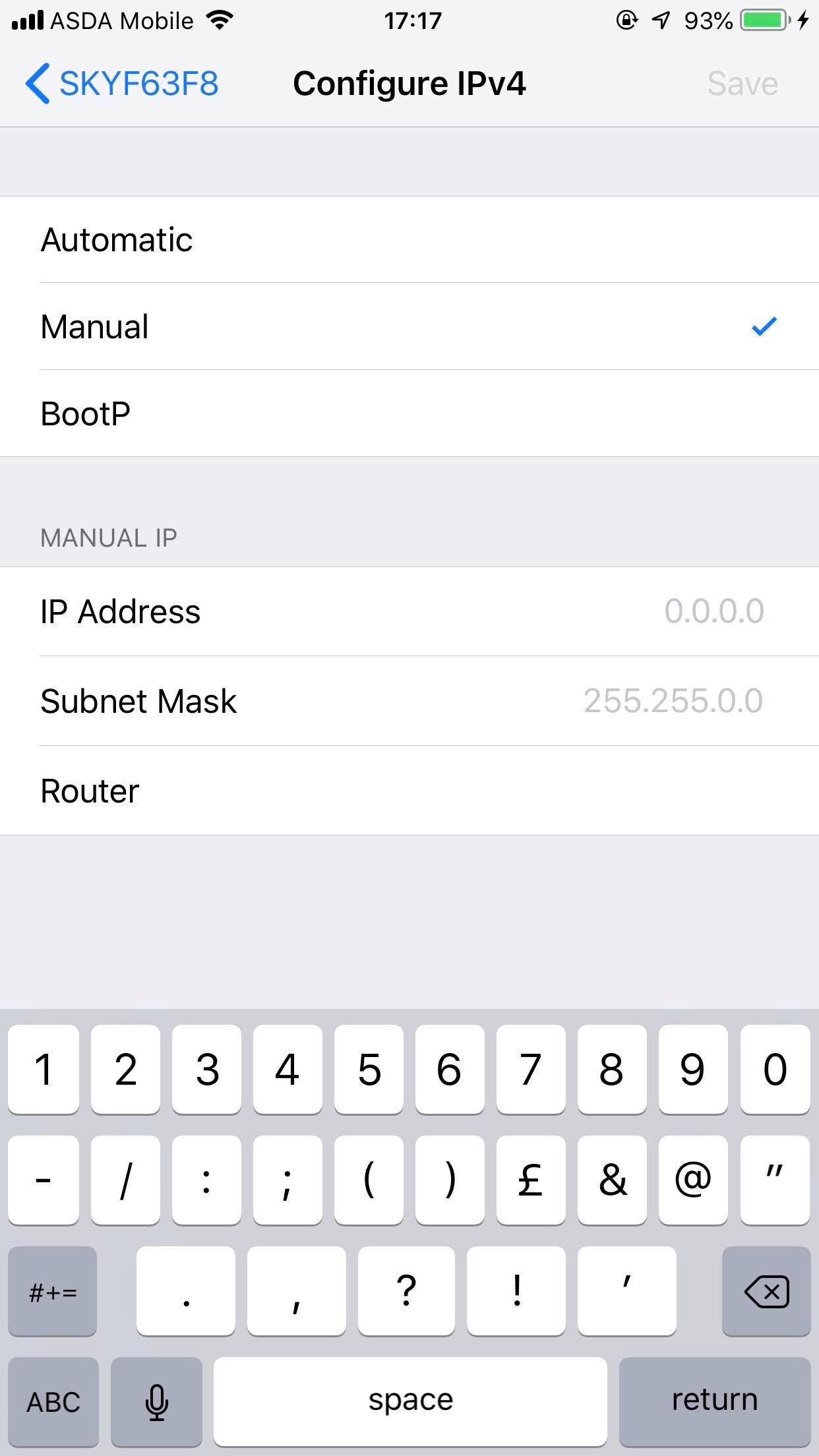 Cómo cambiar la dirección IP en el iPhone 3