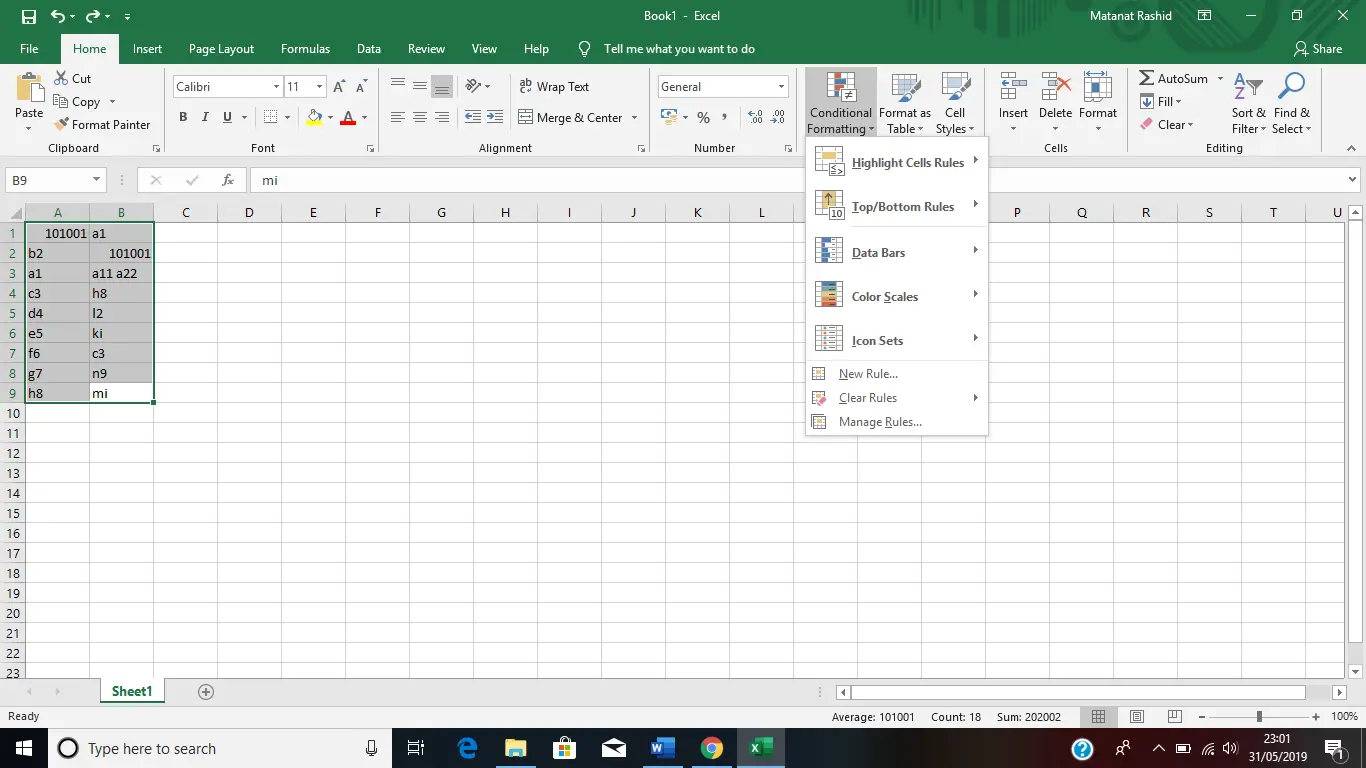 Cómo encontrar duplicados en Excel 2