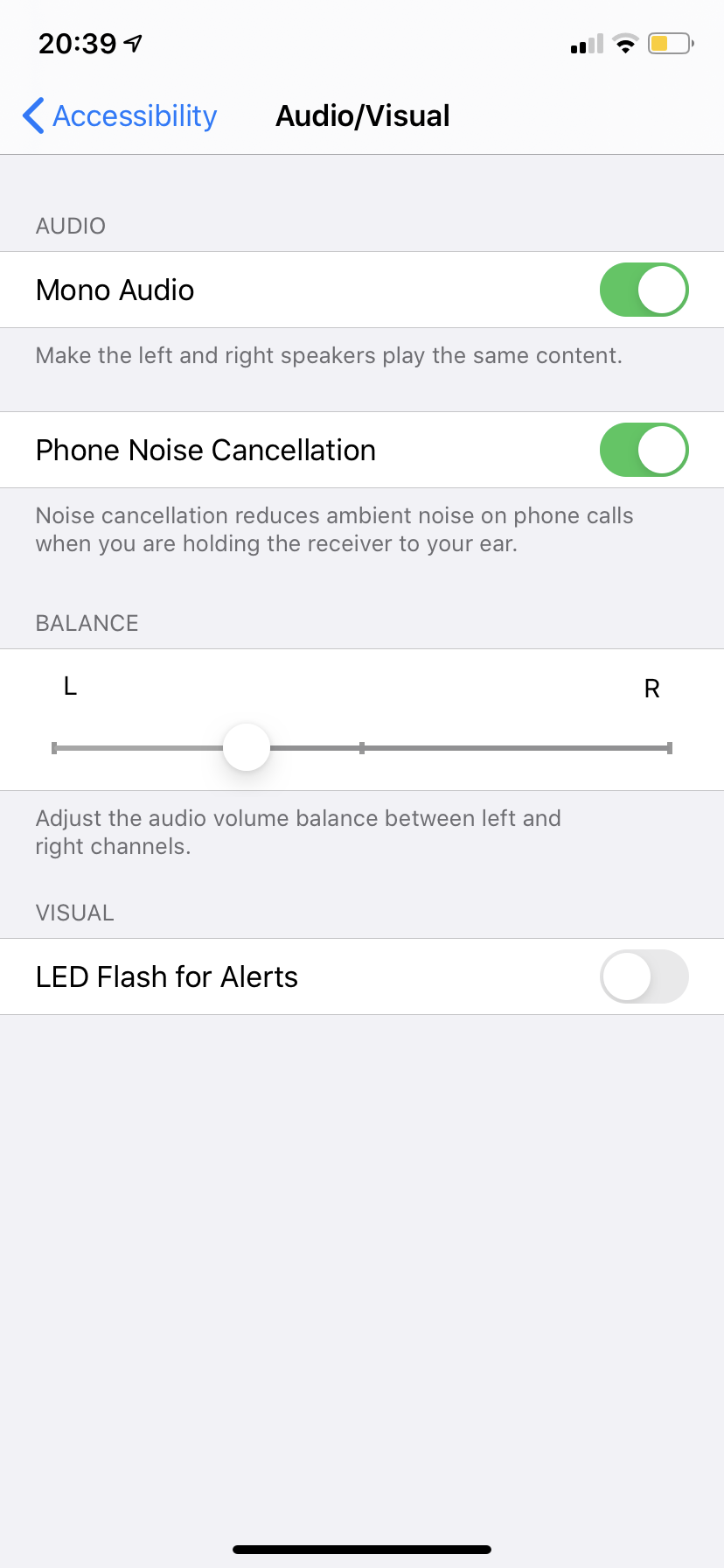 Cómo apagar y encender la cancelación del ruido en el iPhone 3