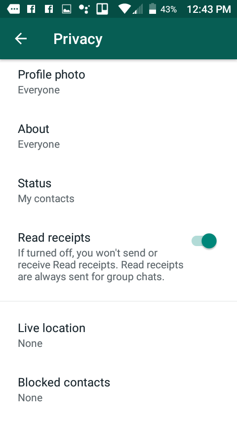 Cómo aparecer fuera de línea en Whatsapp 4