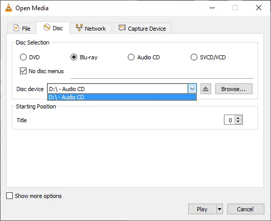 Cómo reproducir Blu-ray en Windows 10 5