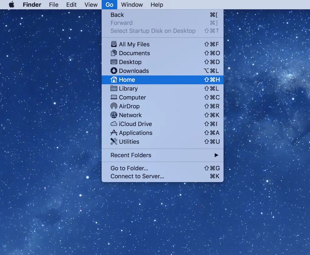 Cómo restaurar la carpeta de descargas que falta en el Dock Mac 1