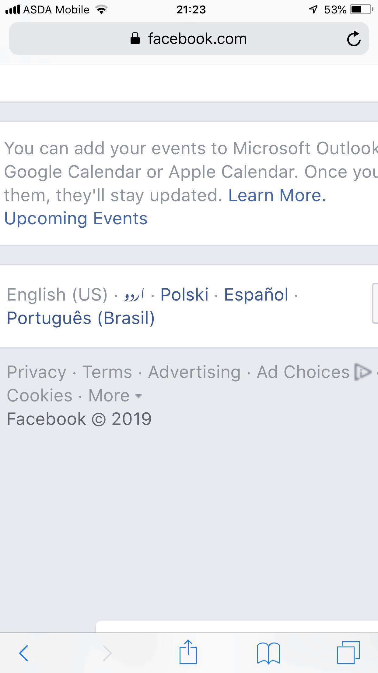 Cómo añadir eventos de Facebook al calendario del iPhone 2