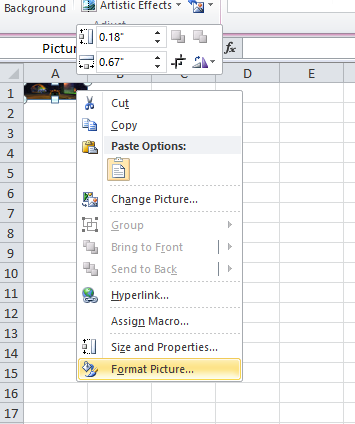 Cómo insertar la imagen en la celda en Excel 2