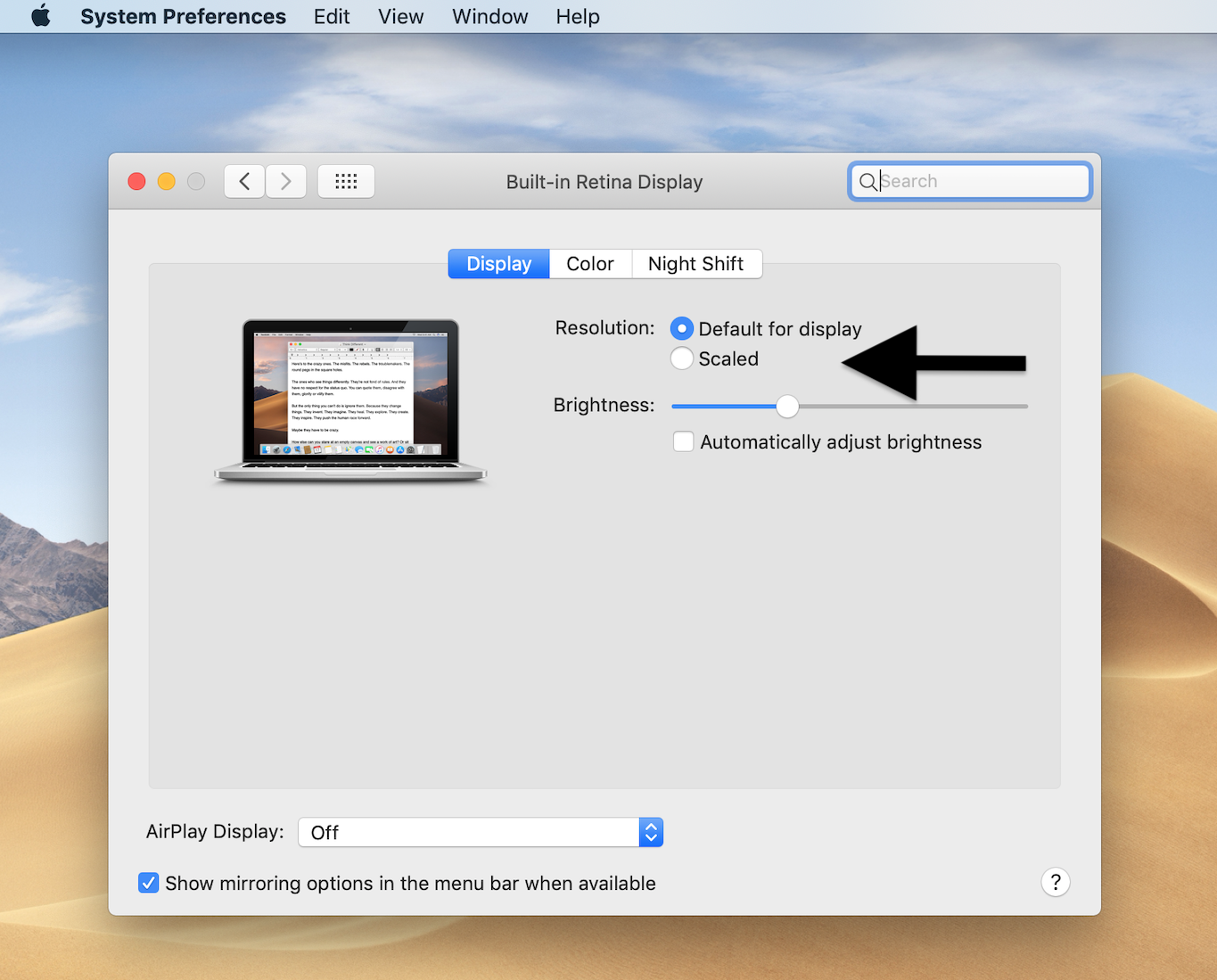 Cómo quitar la ventana de la pantalla del Mac 1