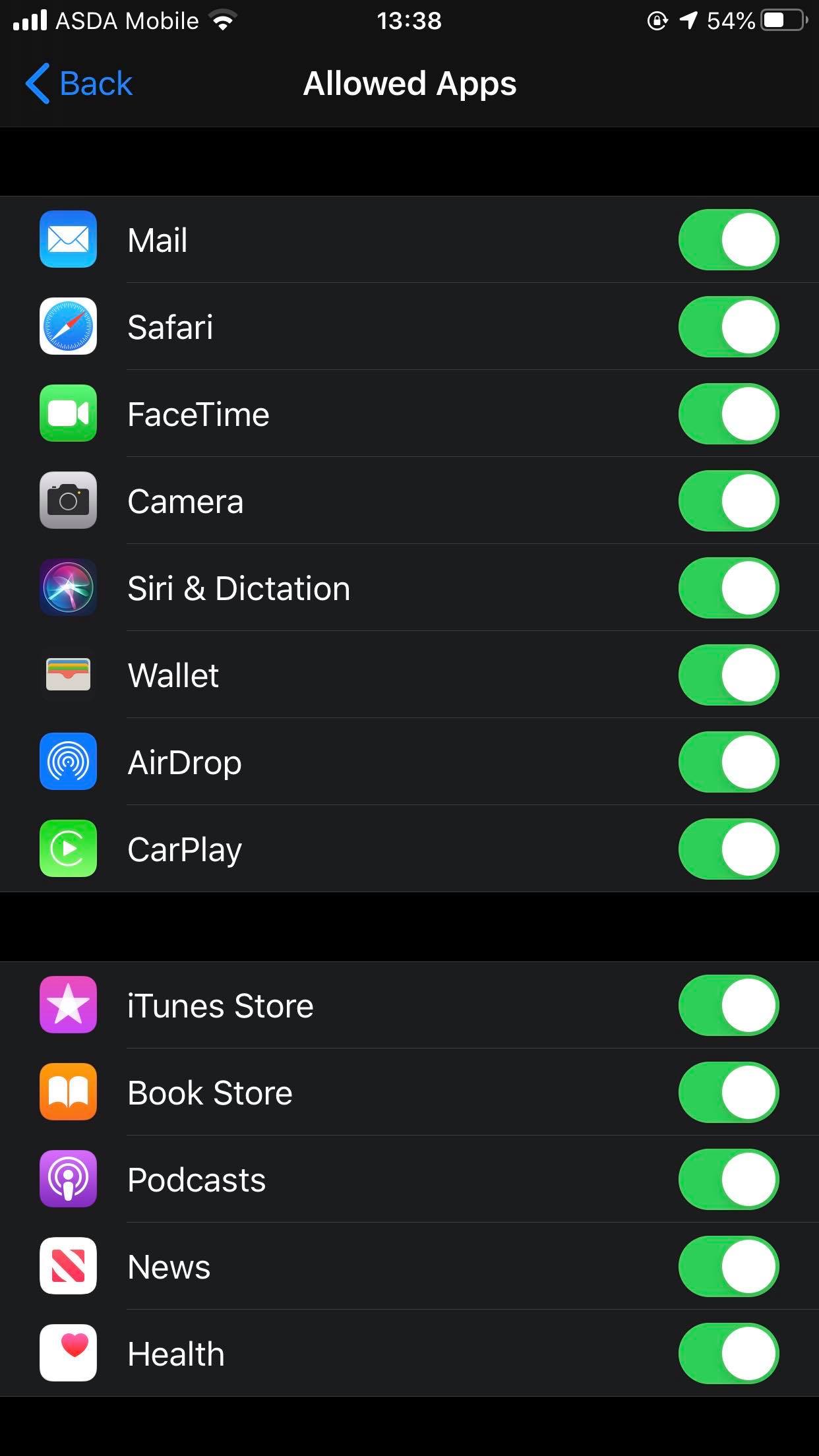 Cómo restringir ciertas aplicaciones en el iPhone 3