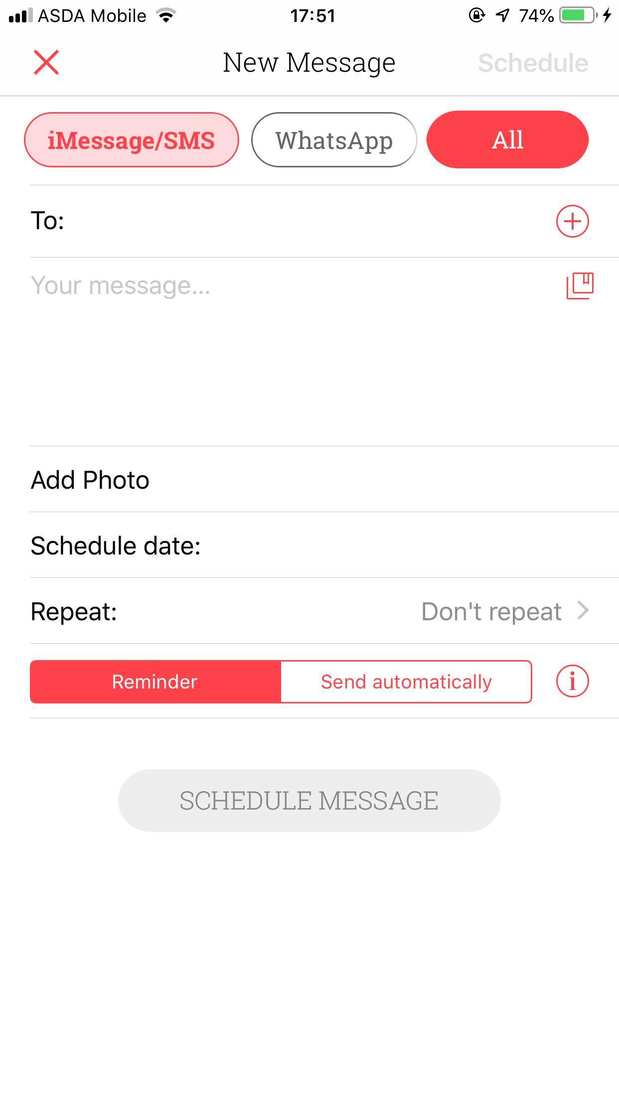 Cómo programar el envío de mensajes de texto en el iPhone 2