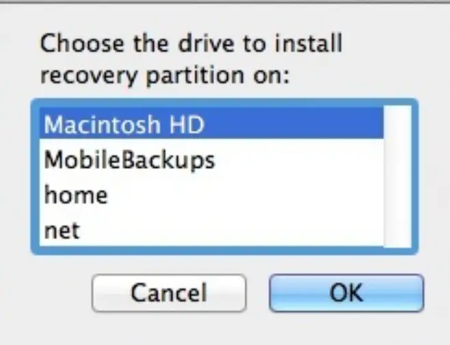 Cómo crear una partición de recuperación en Mac 1