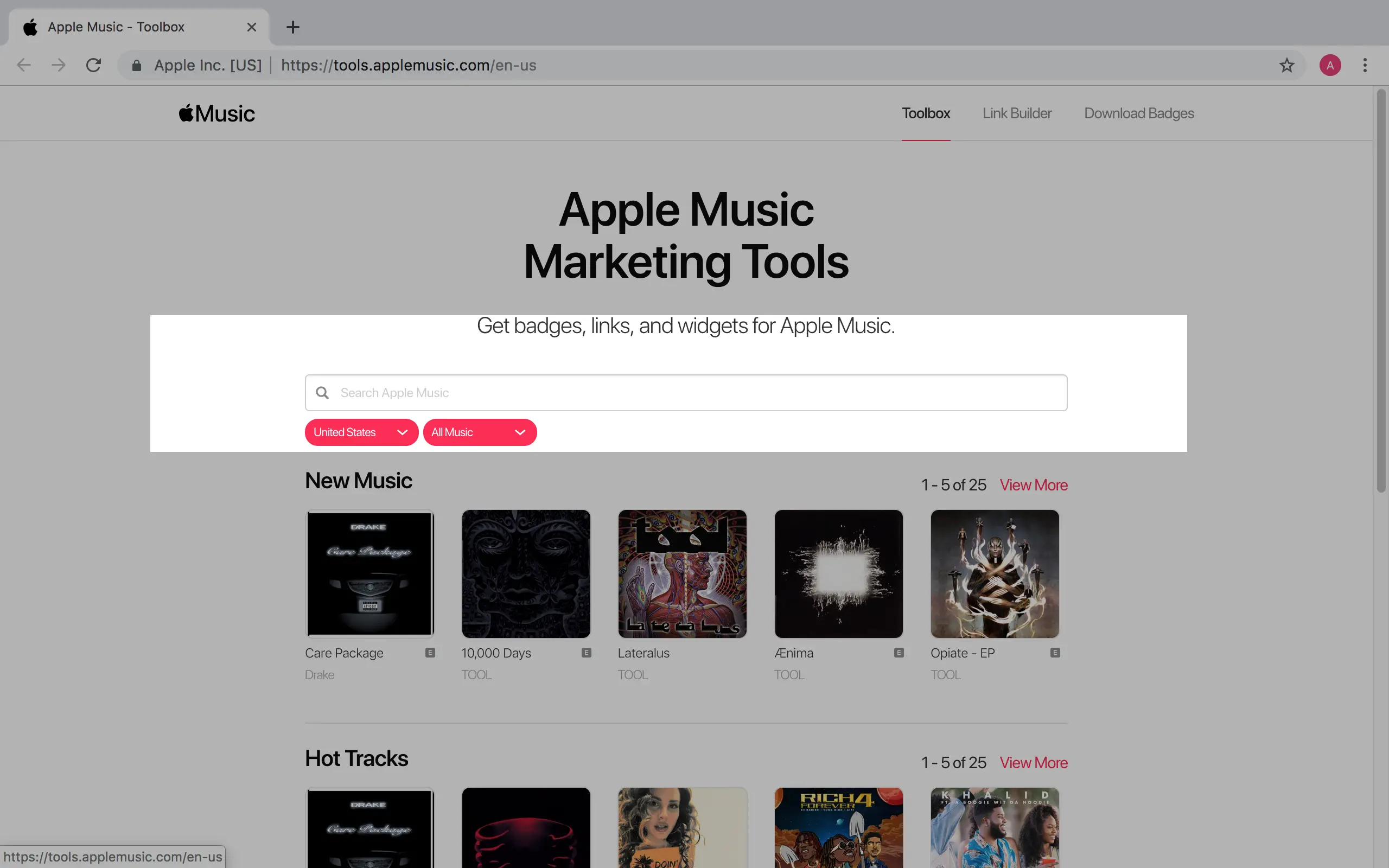 Cómo escuchar música de Apple en el navegador web 1