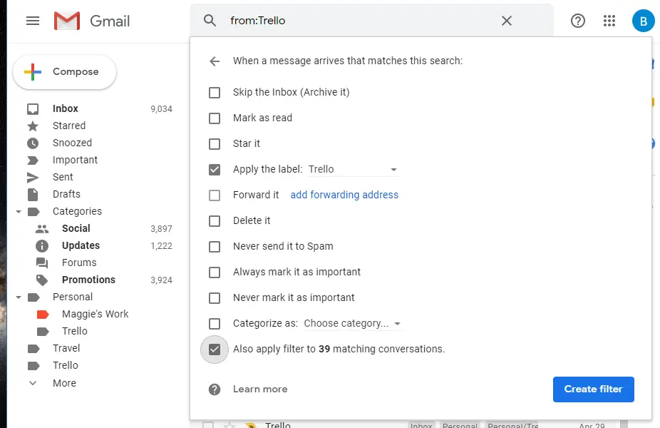 Cómo eliminar automáticamente los mensajes antiguos de Gmail 4