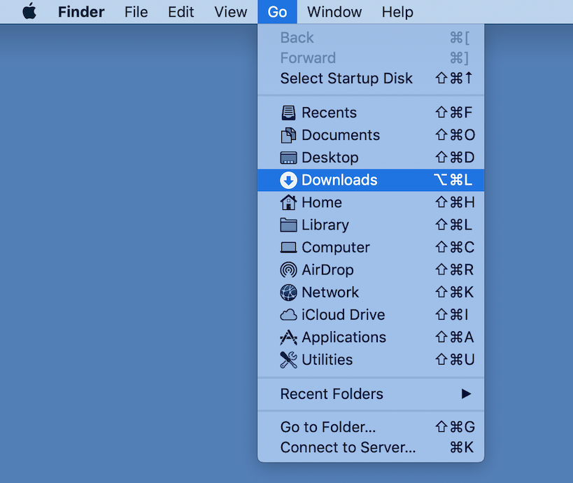 Cómo acceder a la carpeta de descargas en Mac 2