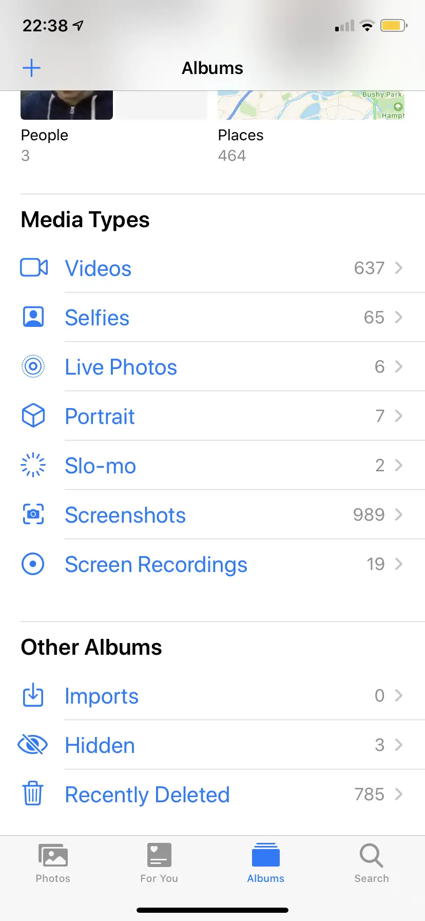 Cómo deshacerse de las fotos en el iPhone 1