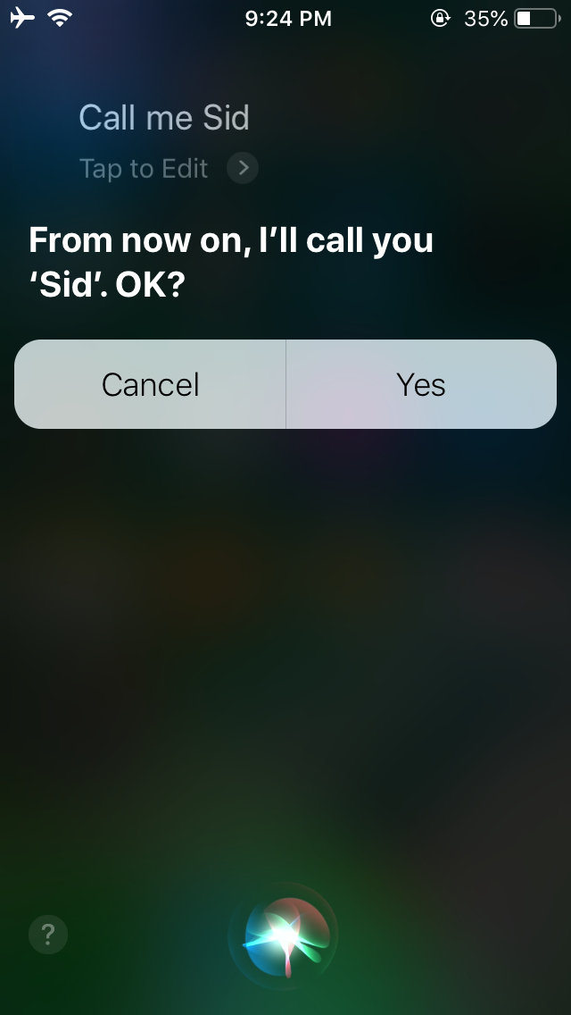 Cómo hacer que Siri diga tu nombre 2