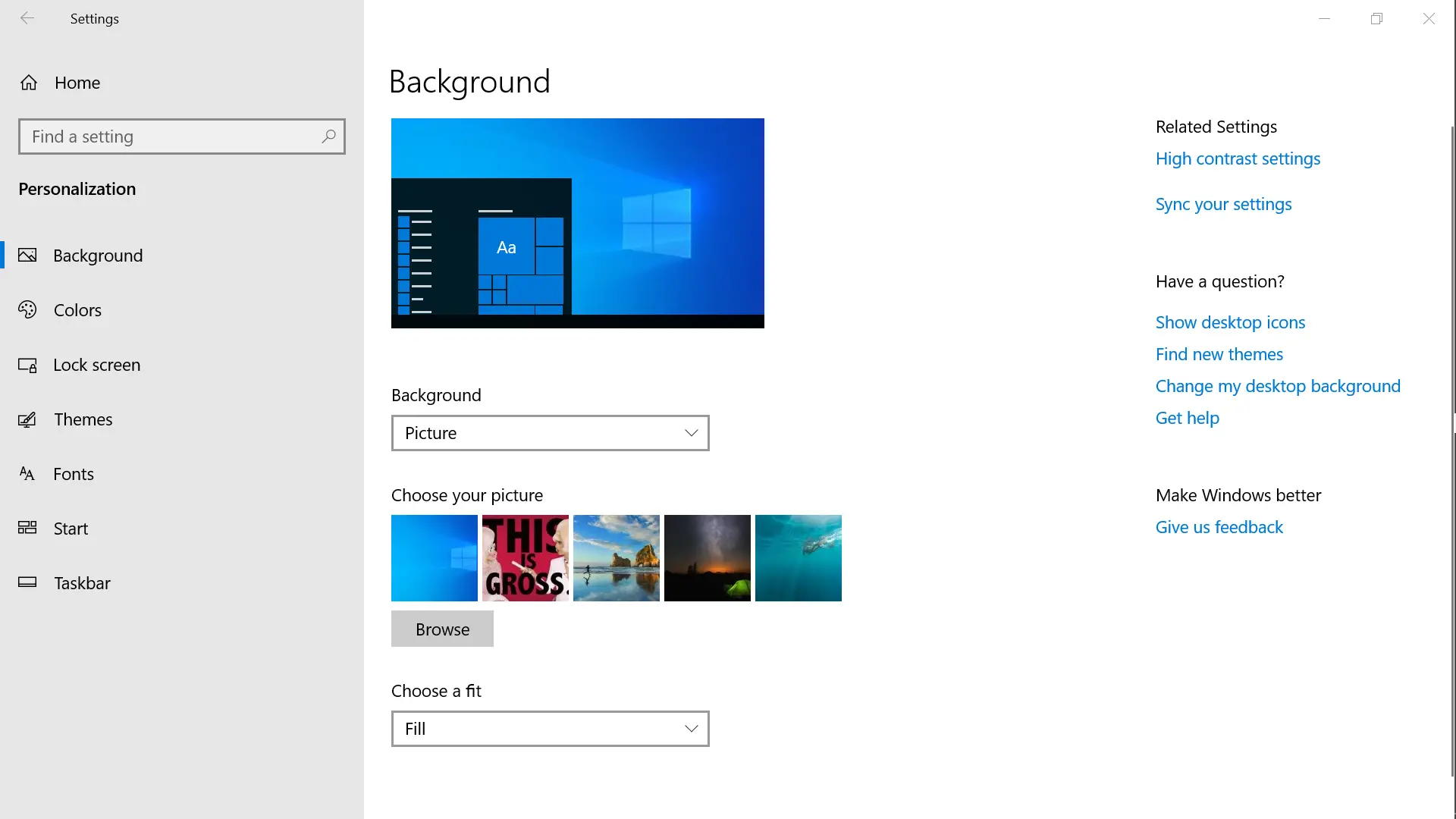 Cómo agregar iconos de escritorio en Windows 10 2