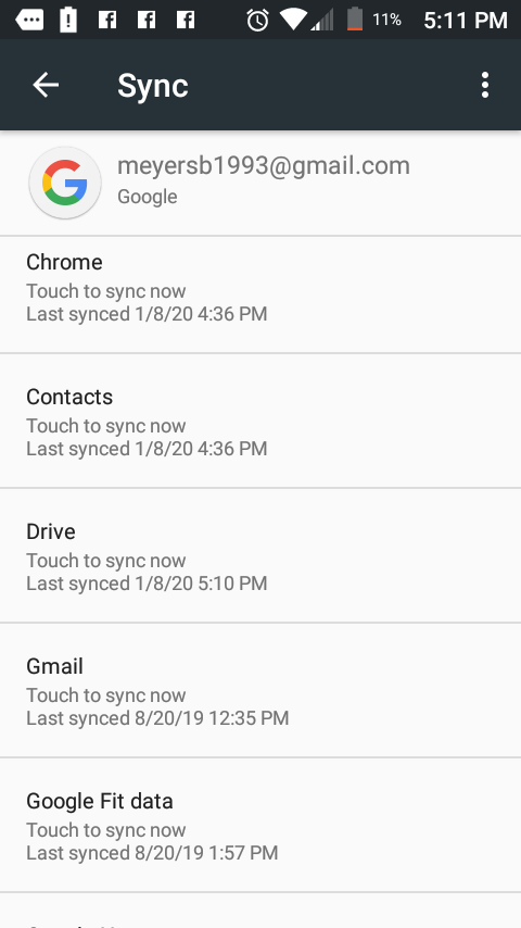 Cómo importar contactos de Google a Android 6
