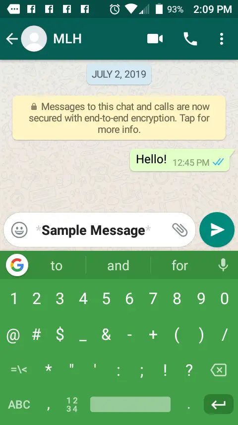 Cómo dar formato a los mensajes de WhatsApp 1