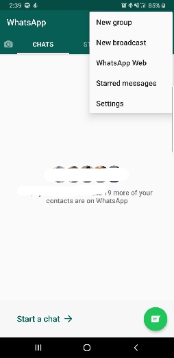 Cómo encontrar a alguien en WhatsApp 4