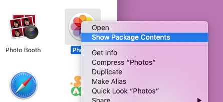 ¿Dónde están las fotos almacenadas en Mac 1