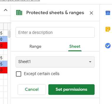 Cómo proteger las hojas y bloquear las celdas en Google Sheets 5