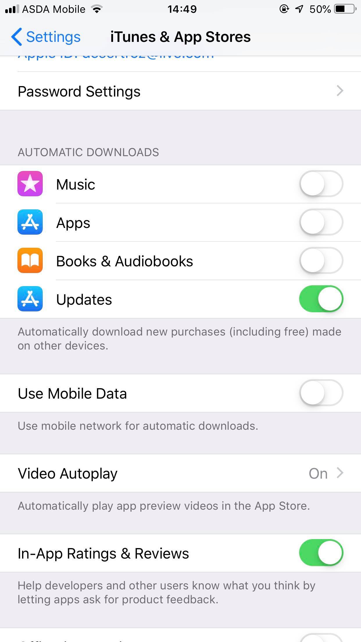 Cómo solucionar un atasco en la actualización de la aplicación iPhone 1