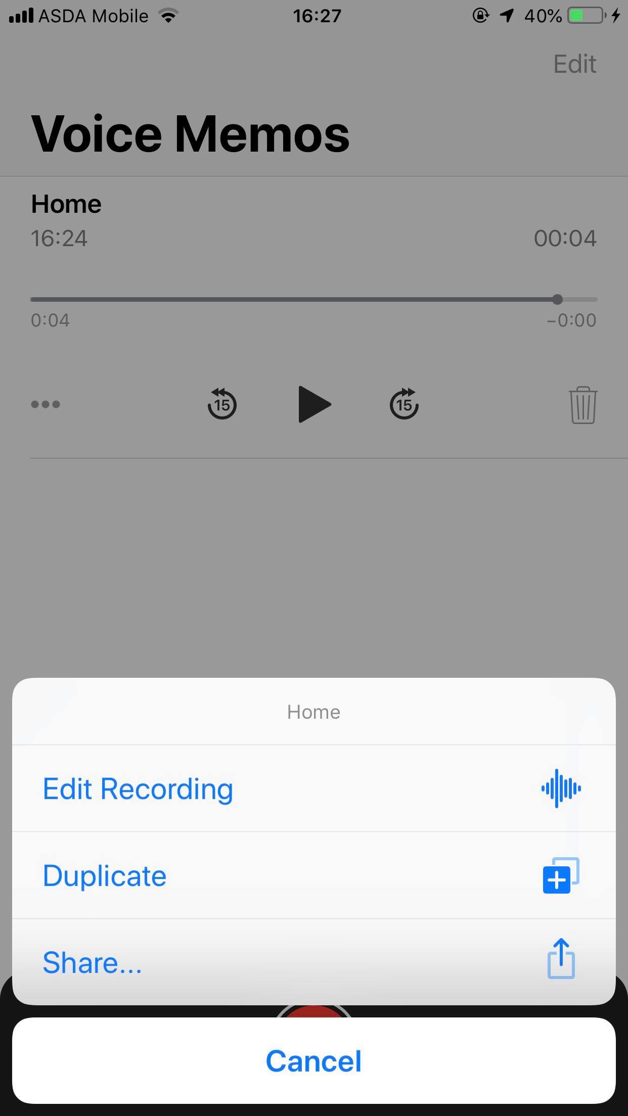 Cómo grabar audio en el iPhone 3