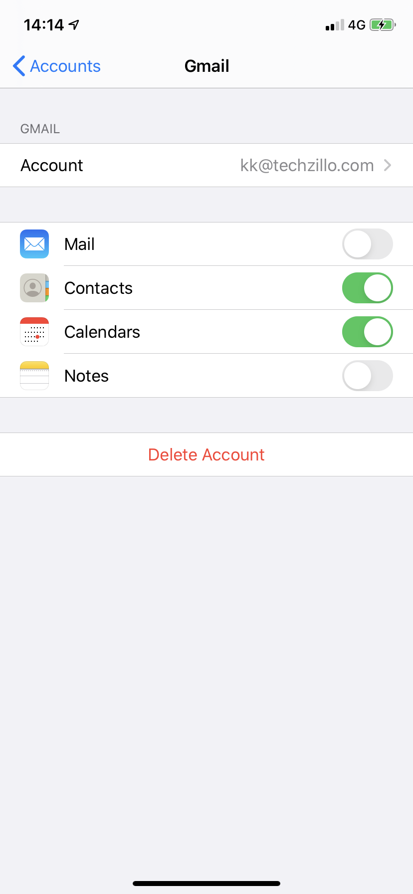 Cómo desactivar el correo en el iPhone 3